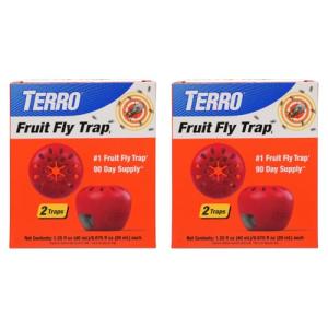 Fruit Fly Traps Indoor 4 Pack with Lure