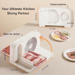 150W Foldable Meat Slicer with Adjustable Thickness