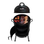 Charbroil 20" Bullet Charcoal Smoker, Black
