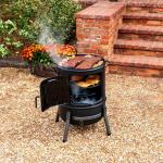Charbroil 20" Bullet Charcoal Smoker, Black