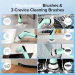 Dreazu Electric Spin Scrubber with 7 Brush Heads