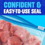 Ziploc Gallon Freezer Slider Bags, 13 Count