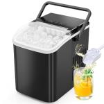 Portable Ice Maker with Scoop and Basket