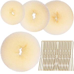 Teenitor Hair Bun Shaper Set with 20 Bobby Pins