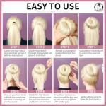 Teenitor Hair Bun Shaper Set with 20 Bobby Pins