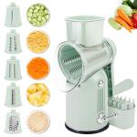 5-in-1 Rotary Cheese Grater with Handle