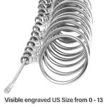 NuLink Stainless Steel Ring Sizer Tool Set