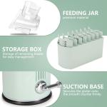 5-in-1 Rotary Cheese Grater with Handle