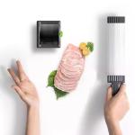 Manual Meat Slicer with Adjustable Thickness and Blades