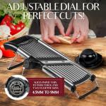 Gramercy Adjustable Mandoline Slicer with Gloves