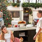 YITAHOME Outdoor Wood Fired Pizza Oven, 12