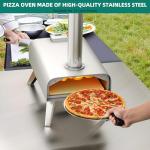 YITAHOME Outdoor Wood Fired Pizza Oven, 12