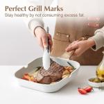 SENSARTE Nonstick Ceramic Grill Pan, 9.5 Inch