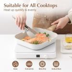 SENSARTE Nonstick Ceramic Grill Pan, 9.5 Inch