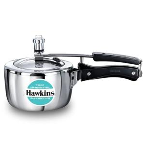 HAWKINS Triply Stainless Steel Pressure Cooker 1.5L
