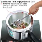 HAWKINS Triply Stainless Steel Pressure Cooker 1.5L