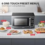 TOSHIBA 1.6 Cu.ft Countertop Microwave Oven, Black