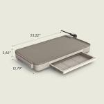 Bella 12" Electric Griddle with Warming Tray