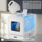 Hermitlux Portable Countertop Dishwasher with 6 Wash Programs