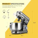 VIVOHOME 660W 10-Speed 6 Quart Stand Mixer