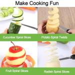 Spiral Cutter Knives Set for Vegetables and Fruits