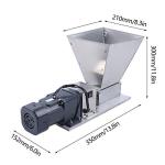 Electric Grain Mill and Heavy-Duty 2 Roller Grinder