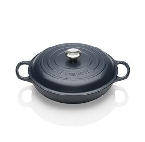 Le Creuset Blue Navy Cast Iron Casserole 30cm
