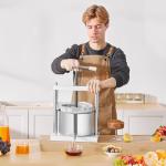 VEVOR 5L Fruit Wine Press with Stainless Steel Barrels
