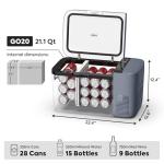 ICECO GO20 Portable Dual Zone Refrigerator Freezer