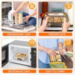 EASYFUN Bento Box for Adults, 4 Compartments