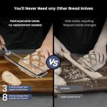 SYOKAMI Bow-Design Bread Knife for Perfect Slices