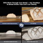 SYOKAMI Bow-Design Bread Knife for Perfect Slices