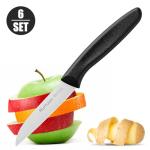 Stainless Steel Paring Knife Set - 6 Pieces