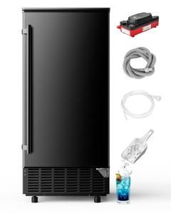 ICEVIVAL Under Counter Ice Maker with Drain Pump