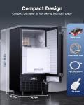 ICEVIVAL Under Counter Ice Maker with Drain Pump