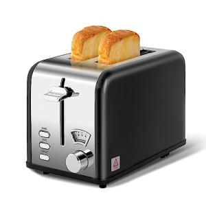 YSSOA Retro 2-Slice Toaster with Wide Slots