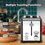YSSOA Retro 2-Slice Toaster with Wide Slots