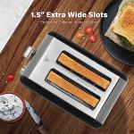 YSSOA Retro 2-Slice Toaster with Wide Slots