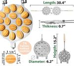 PetriStor Walnut Cookie Maker – 16 Nuts