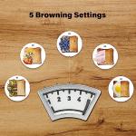 YSSOA Retro 2-Slice Toaster with Wide Slots