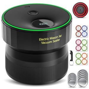 2025 Electric Mason Jar Vacuum Sealer, Portable