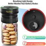 2025 Electric Mason Jar Vacuum Sealer, Portable