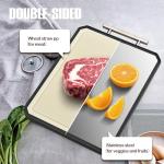 Stainless Steel Double-Sided Cutting Board Set