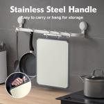 Stainless Steel Double-Sided Cutting Board Set