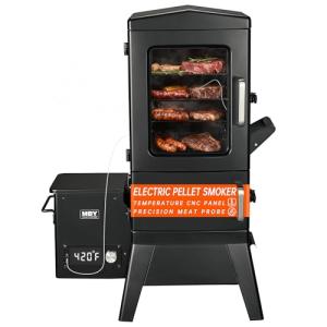 Digital Electric Pellet Smoker with Meat Probe