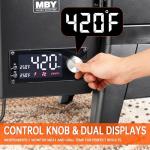 Digital Electric Pellet Smoker with Meat Probe