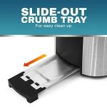 Elite Gourmet 4-Slice Toaster with Countdown Timer