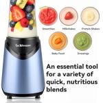 La Reveuse 300W Personal Smoothies Blender with Bottle