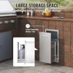 VEVOR Pull-Out Trash Drawer for Outdoor Kitchens