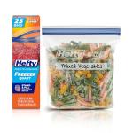 Hefty Quart Size Press to Close Freezer Bags